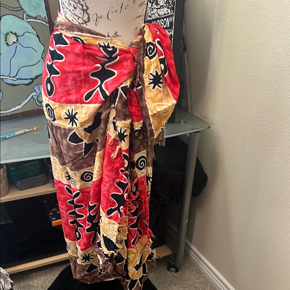 Colorful Abstract Women's Sarong